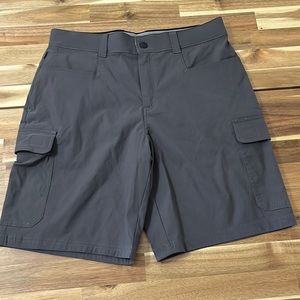 Orvis Men’s Dark Gray Cargo Twill Shorts Size 32 NWT
